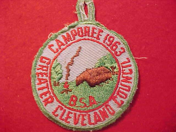 1963 PATCH, GREATER CLEVELAND C. CAMPOREE, USED