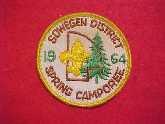 1964 TALL PINE COUNCIL, SOWEGEN DISTRICT SPRING CAMPOREE, USED