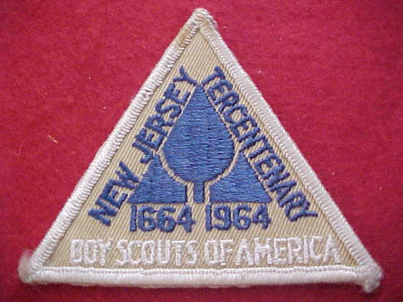 1964, NEW JERSEY TERCENTENARY, BSA, USED
