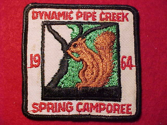 1964 DYNAMIC PIPE CREEK SPRING CAMPOREE, USED