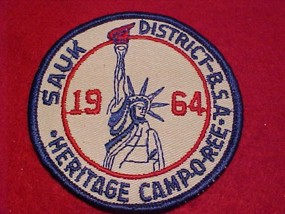 1964 SAUK DISTRICT HERITAGE CAMP-O-REE