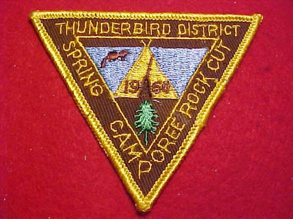 1964 THUNDERBIRD DISTRICT SPRING CAMPOREE ROCK CUT