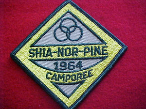 1964, SHIA-NOR-PINE PATCH, TALL PINE COUNCIL, CAMPOREE