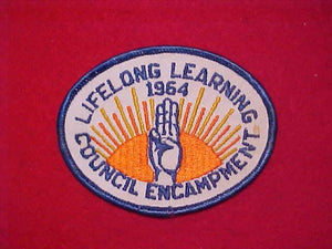 1964 COUNCIL ENCAMPMENT, LIFELONG LEARNING