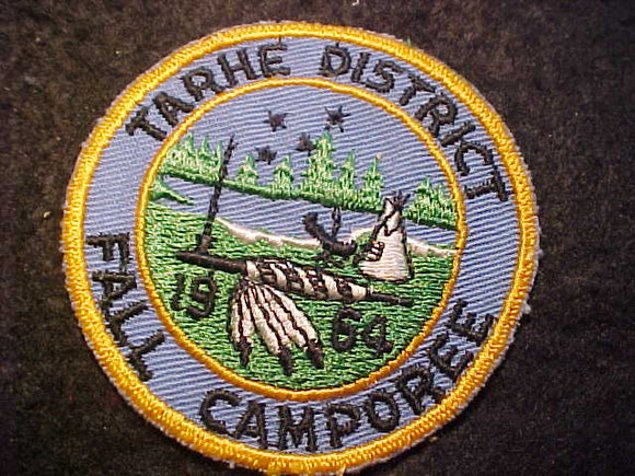 1964 PATCH, TARHE DISTRICT FALL CAMPOREE