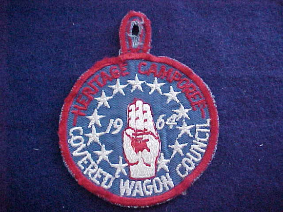 1964, COVERED WAGON COUNCIL, HERITAGE CAMPOREE, USED