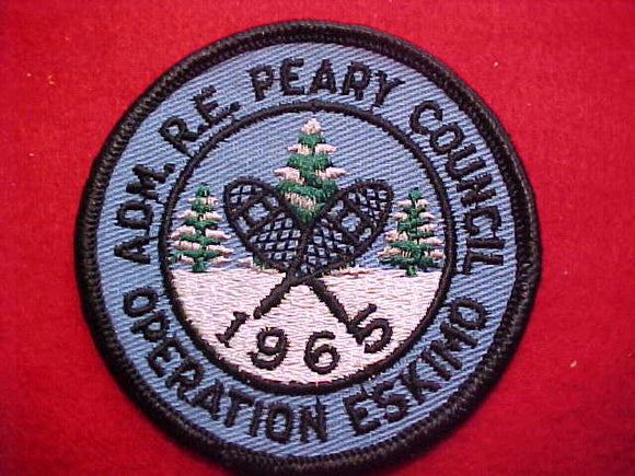 1965 ACTIVITY PATCH, ADMIRAL R. E. PEARY C., OPERATION ESKIMO
