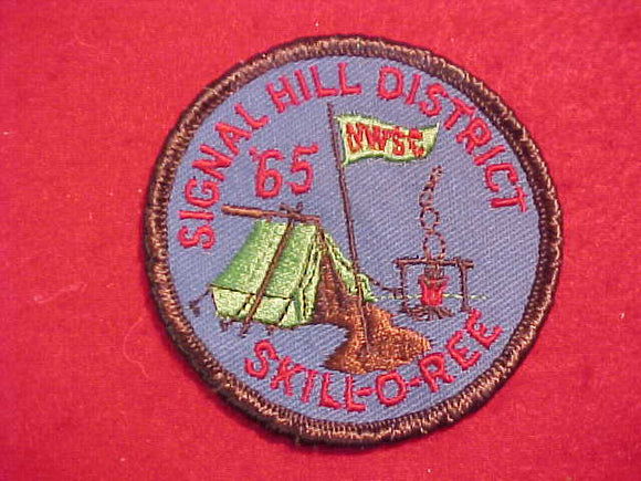 1965 NORTHWEST SUBURBAN COUNCIL, SIGNAL HILL DISTRICT SKILL-O-REE, USED