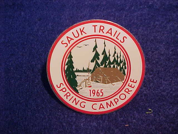 1965 SAUK TRAILS SPRING CAMPOREE SLIDE, METAL
