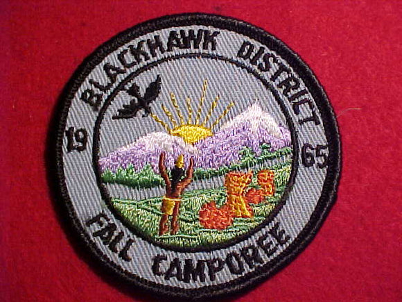 1965 BLACKHAWK DISTRICT FALL CAMPOREE