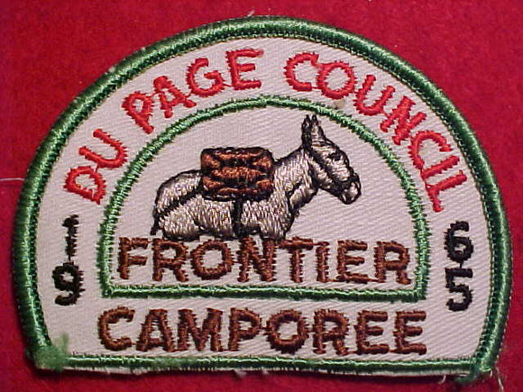 1965 DU PAGE C. FRONTIER CAMPOREE