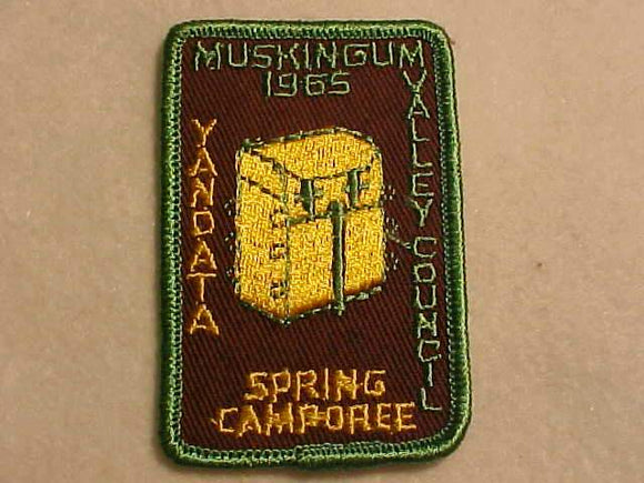 1965 MUSKINGUM VALLLEY C. YANDATA CAMPOREE