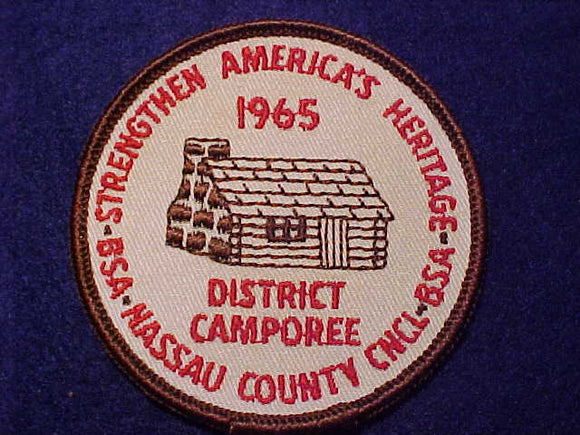 1965 NASSAU COUNTY C. DISTRICT CAMPOREE
