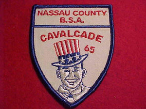 1965 NASSAU COUNTY C. CAVALCADE, SHIELD SHAPE