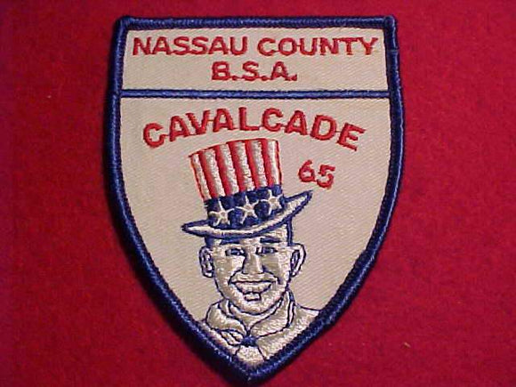 1965 NASSAU COUNTY C. CAVALCADE, SHIELD SHAPE
