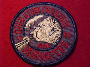 1965 PATCH, HEADWATERS OPERATION FROSTBITE