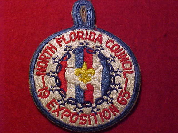 1965 PATCH, NORTH FLORIDA COUNCIL EXPOSITION, USED