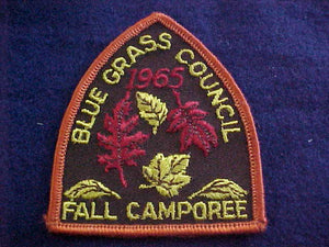 1965, BLUE GRASS COUNCIL, FALL CAMPOREE