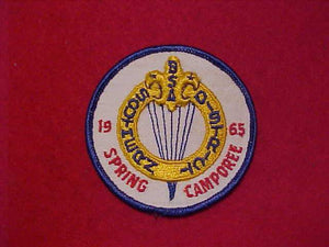 1965 SOUTHERN DISTRICT, SPRING CAMPOREE, USED