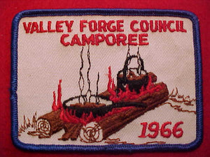 1966 ACTIVITY PATCH, VALLEY FORGE C. CAMPOREE