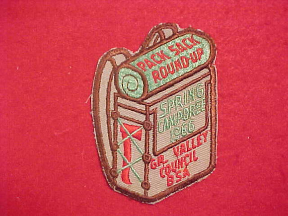 1966 GRAND VALLEY COUNCIL SPRING CAMPOREE, USED