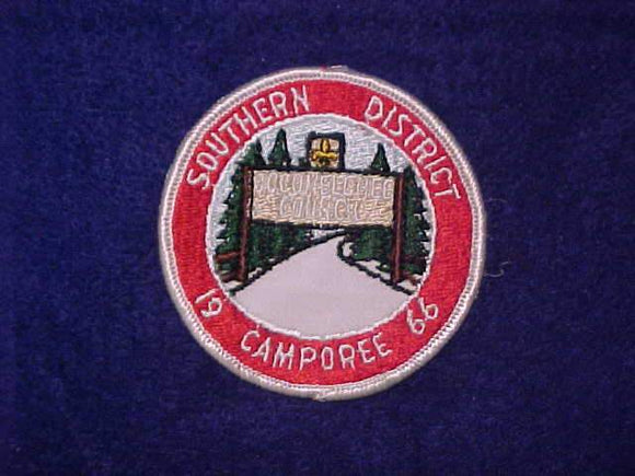 1966 OCCONEECHEE COUNCIL, SOUTHERN DISTRICT CAMPOREE