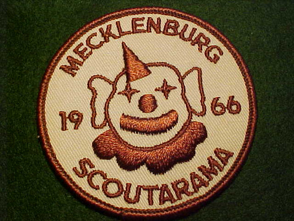 1966 ACTIVITY PATCH, MECKLENBURG SCOUTORAMA