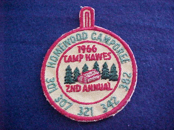 1966, CAMP HAWES, 2ND ANNUAL HOMEWOOD CAMPOREE