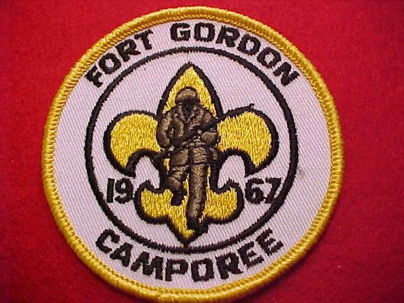 1967 ACTIVITY PATCH, FORT GORDON CAMPOREE