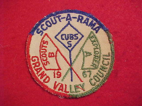 1967 GRAND VALLEY COUNCIL SCOUT-A-RAMA, USED