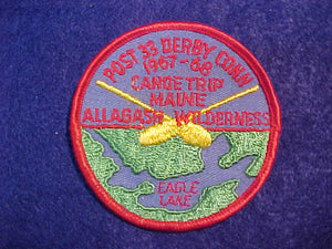 1967-68 POST 33 DERBY CONN, MAINE CANOE TRIP