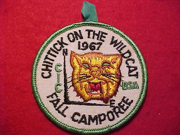 1967 CENTRAL INDIANA C., CHITTICK ON THE WILDCAR FALL CAMPOREE