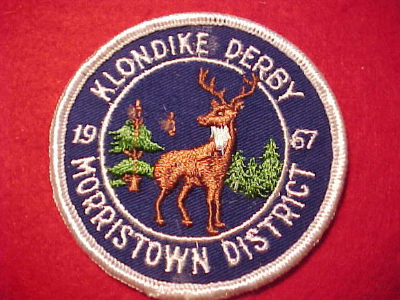 1967 MORRISTOWN DISTRICT KLONDIKE DERBY