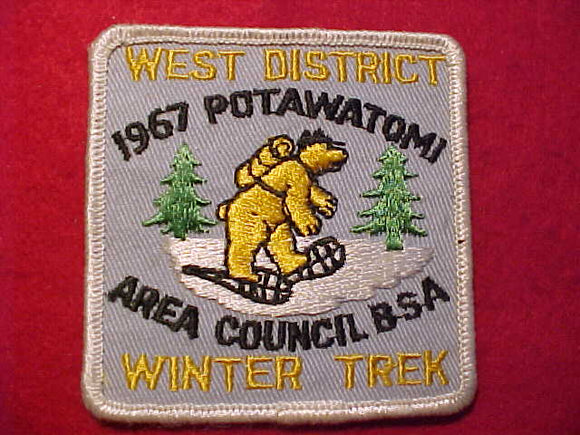 1967 POTAWATOMI AREA C., WEST DISTRICT WINTER TREK