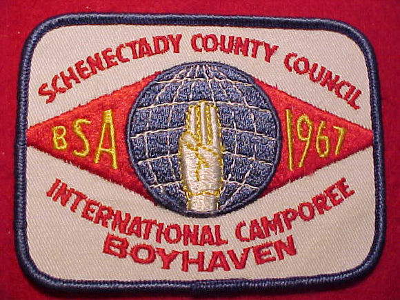 1967 SCHENECTADY COUNTY C. BOYHAVEN INTERNATIONAL CAMPOREE