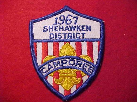 1967 SHEHAWKEN DISTRICT CAMPOREE