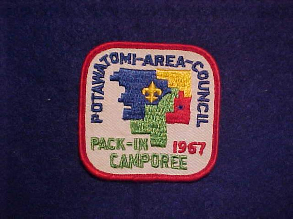 1967 POTA WATOMI AREA COUNCIL PACK-IN CAMPOREE