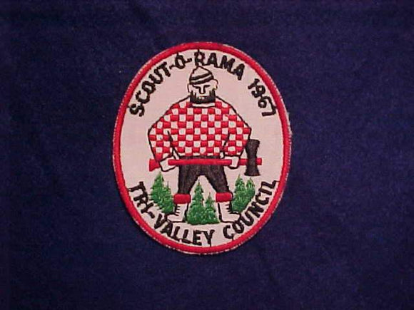 1967 TRI-VALLEY COUNCIL SCOUT-O-RAMA, USED