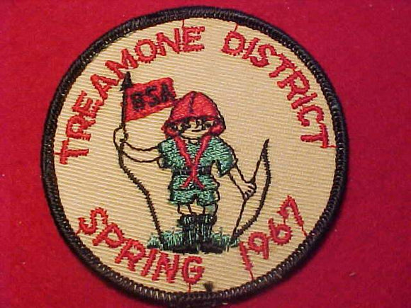 1967 PATCH, TREAMONE DISTRICT, SPRING