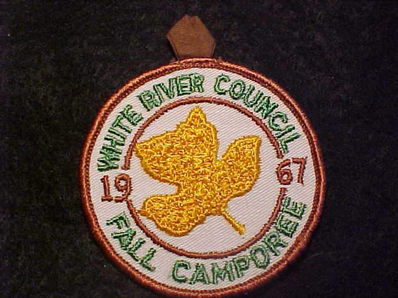1967 PATCH, WHITE RIVER C. FALL CAMPOREE