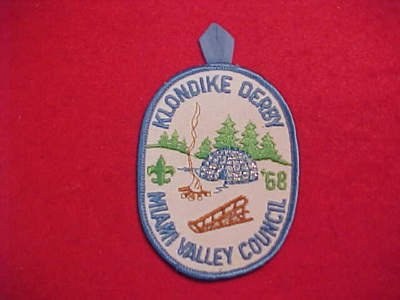 1968 MIAMI VALLEY COUNCIL KLONDIKE DERBY