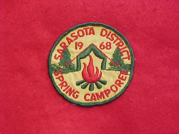 1968 SARASOTA DISTRICT SPRING CAMPOREE, USED