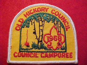1968 PATCH, OLD HICKORY C. CAMPOREE