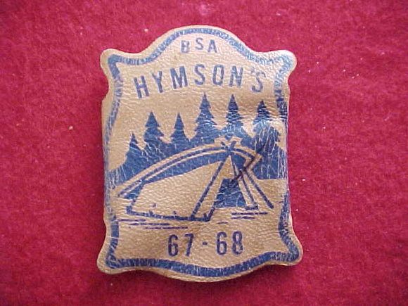 1968 N/C SLIDE, HYMSON'S, LEATHER