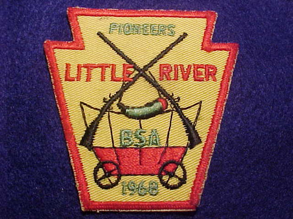 1968 PATCH, LITTLE RIVER PIONEERS
