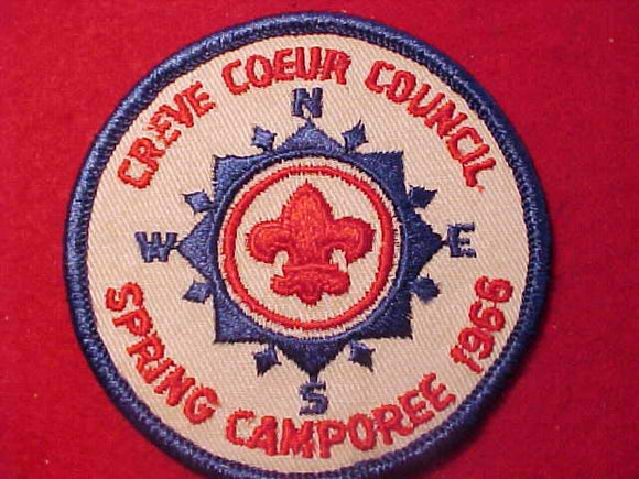 1968 PATCH, CREVE COEUR COUNCIL SPRING CAMPOREE