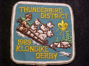 1969 PATCH, THUNDERBIRD DISTRICT KLONDIKE DERBY