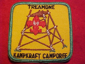 1969 PATCH, TREAMONE KAMPKRAFT CAMPOREE