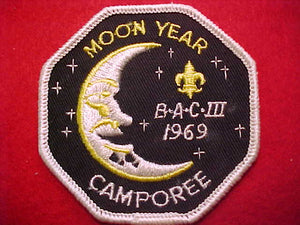 1969 ACTIVITY PATCH, BALTIMORE A.C. CAMPOREE, (MOON YEAR)