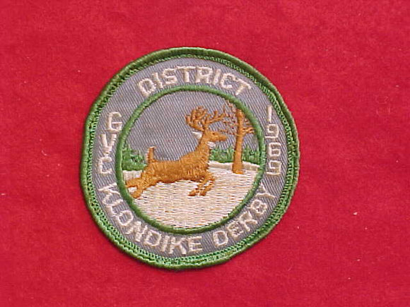 1969 GRAND VALLEY COUNCIL DISTRICT KLONDIKE DERBY, USED